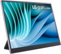 LG - gram +view 16” IPS LED Portable Monitor (USB Type-C) - Silver