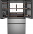 Café - 28.7 Cu. Ft. 4 Door French Door Refrigerator with Dual Dispense Auto Fill Pitcher - Platinum Glass