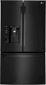 LG - 29.8 Cu. Ft. French Door Refrigerator Matte Black Stainless Steel