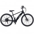 GOTRAX CTI Step Over Electric Bike w/ 40.5mi Max Operating Range and 20mph Max Speed - BLACK