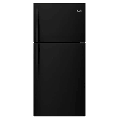 Whirlpool - 19.2 Cu. Ft. Top-Freezer Refrigerator - Black