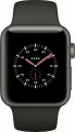Apple Watch Edition (GPS + Cellular), 38mm Gray Ceramic Case with Gray/Black Sport Band - Gray Ceramic