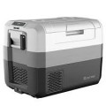 Costway - 48 Quart Portable Electric Car Cooler Refrigerator Compressor Freezer for RVs Camping - White/Gray/Black