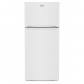 Whirlpool - 16.3 Cu. Ft. Top-Freezer Refrigerator with Flexi-Slide Bin - White