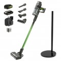 Greenworks - 24-Volt Stick Vacuum with 4ah Battery, Attachments, & Charger - Green