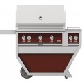 Hestan - Rotisserie Natural Gas Grill - Burgundy