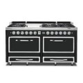 Viking - Tuscany 7.6 Cu. Ft. Freestanding Dual Fuel Convection Range - Arctic Gray