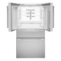 Thermador - 20.4 Cu. Ft. 4-Door Bottom Freezer French Door Smart Refrigerator with Professional Handles - Stainless Steel - Open Box - Fair