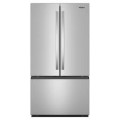 Whirlpool - 36-Inch French Door Refrigerator with Interior Water Dispenser - 31 cu. ft - Fingerprint Resistant Stainless Finish