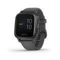Garmin USA - Venu® Sq 20mm GPS smartwatch with all-day health monitoring - Shadow Gray