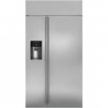 Monogram 25.5 Cu. Ft. Side-by-Side Built-In Refrigerator Stainless steel