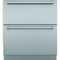 Sub-Zero - Designer 4.9 Cu. Ft. Freezer Drawers with Ice Maker - Custom Panel Ready