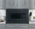 GE - Café Series 1.5 Cu. Ft. Convection Microwave - Black Slate