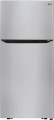 LG - 20.2 Cu. Ft. Top-Freezer Refrigerator Stainless steel