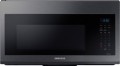 Samsung - 1.7 cu. ft. Over-the-Range Convection Microwave with WiFi - Fingerprint Resistant Black Stainless Steel