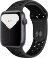 Apple - Apple Watch Nike Series 5 (GPS) 44mm Space Gray Aluminum Case with Anthracite/Black Nike Sport Band - Space Gray Aluminum
