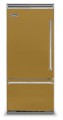 Viking - 5 Series Quiet Cool 20.4 Cu. Ft. Bottom-Freezer Built-In Refrigerator - Golden Hour