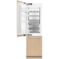 Fisher & Paykel - 24in. 12.1 cu.ft. Bottom-Freezer Built-In Column Refrigerator with White Interior and Internal Ice and Water - Panel Ready