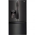 LG - 26 Cu. Ft. French Door-in-Door Smart Wi-Fi Enabled Refrigerator - Matte Black Stainless Steel
