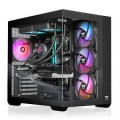 Thermaltake - LCGS View 7870T-380 Gaming Desktop AMD Ryzen 7 7800X3D, 32GB Memory, NVIDIA GeForce RTX 5070 Ti, 2TB NVMe M.2 - Black