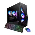 iBUYPOWER - Slate Gaming Desktop PC - AMD Ryzen 7 9700X, AMD Radeon RX 9060XT 8GB, 32GB DDR5 RGB,1TB NVMe SSD - Black